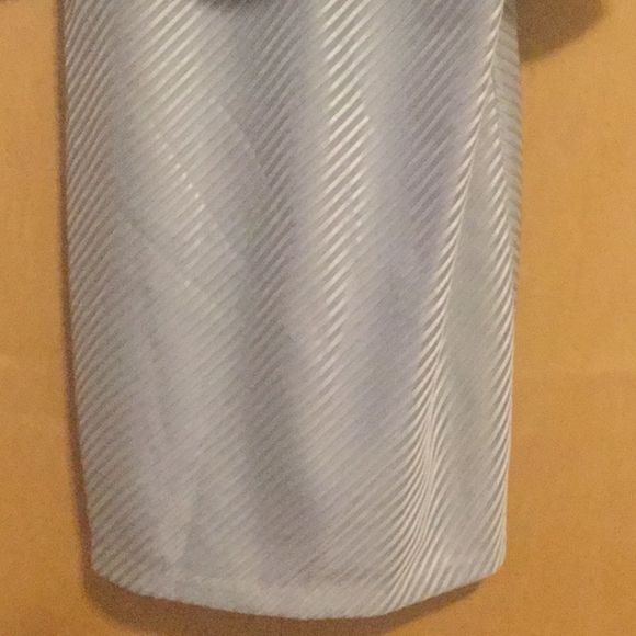 Halston Strapless Founce Dress Dew Cocktail - Picture 4 of 14